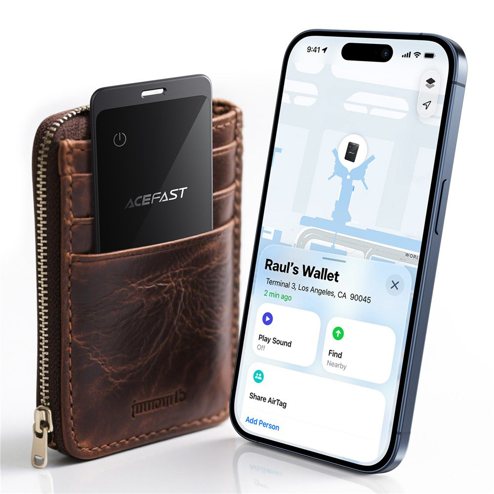Acefast SmartTag S3 pentru iOS Series, Gri