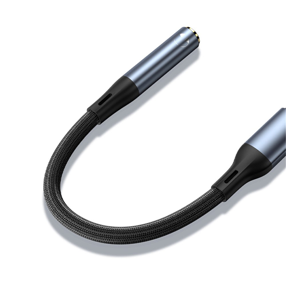 Adaptor Audio USB-C - 3.5mm Yesido YAU38, Negru