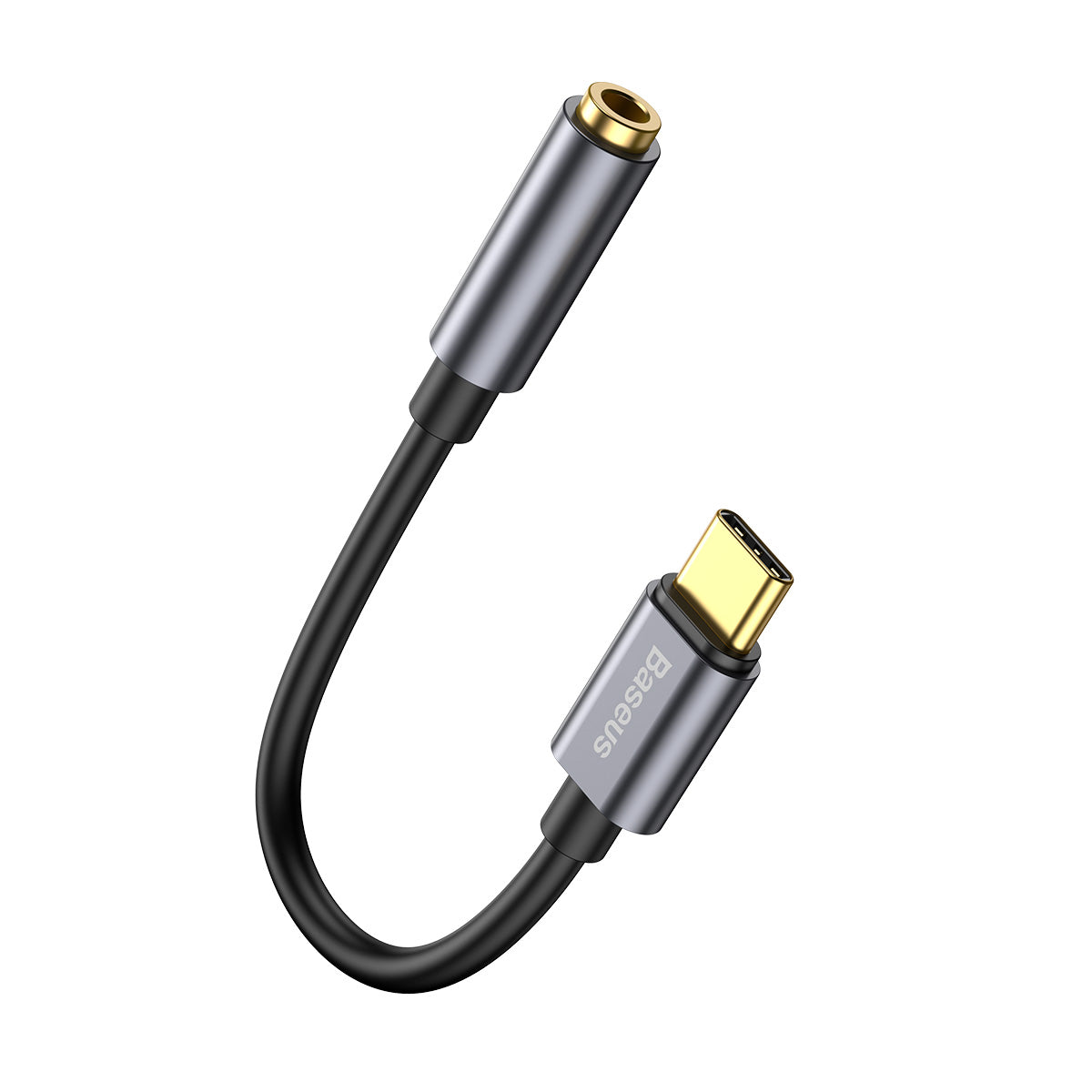 Adaptor Audio USB-C - 3.5mm Baseus L54, Gri CATL54-0G