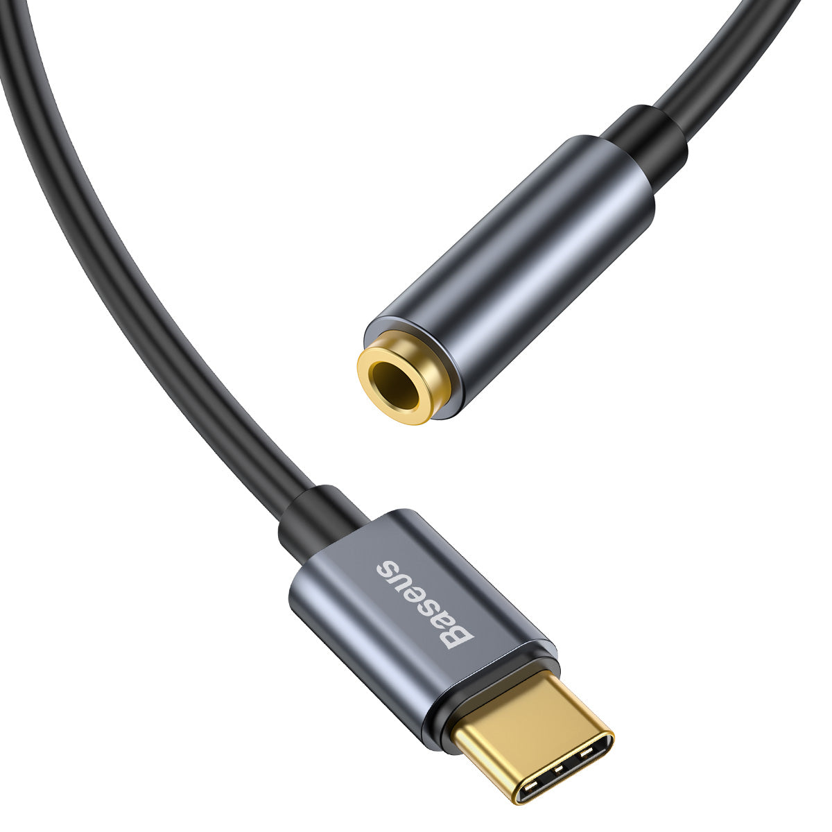 Adaptor Audio USB-C - 3.5mm Baseus L54, Gri CATL54-0G