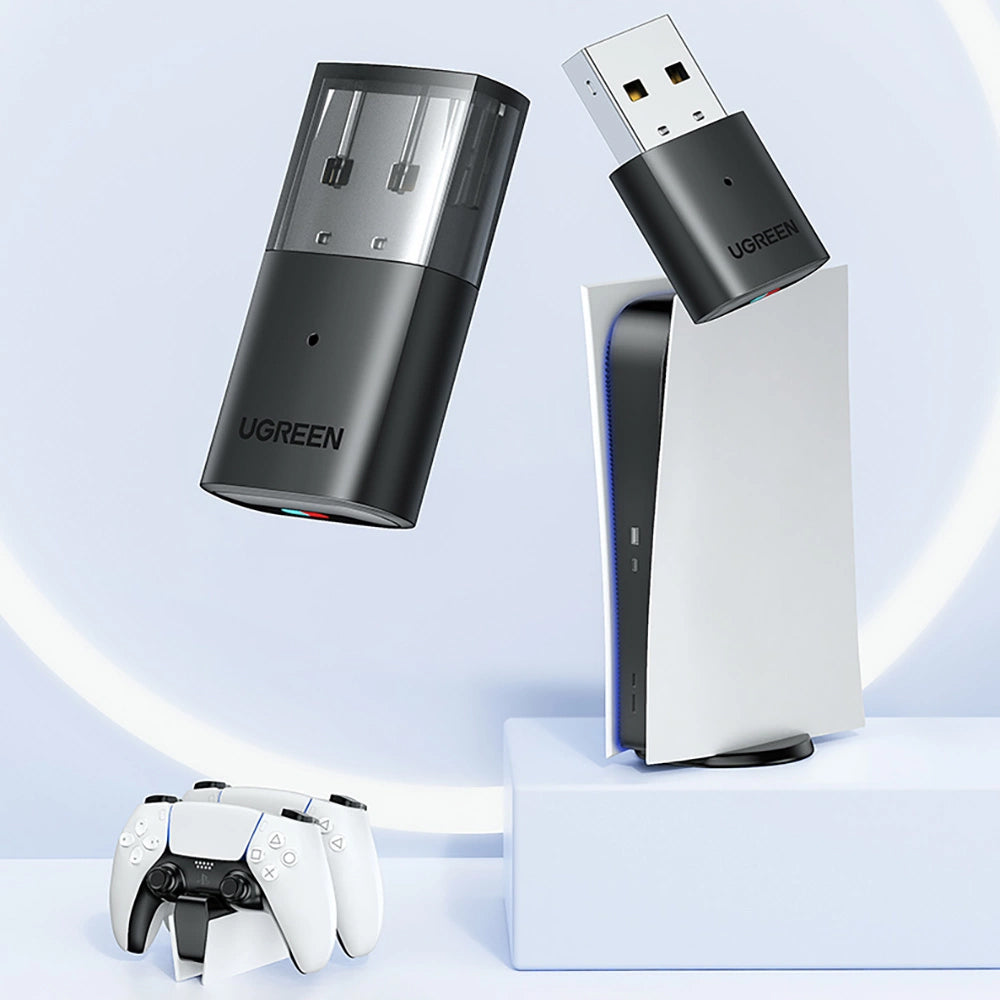 Adaptor Bluetooth USB UGREEN CM408, Negru