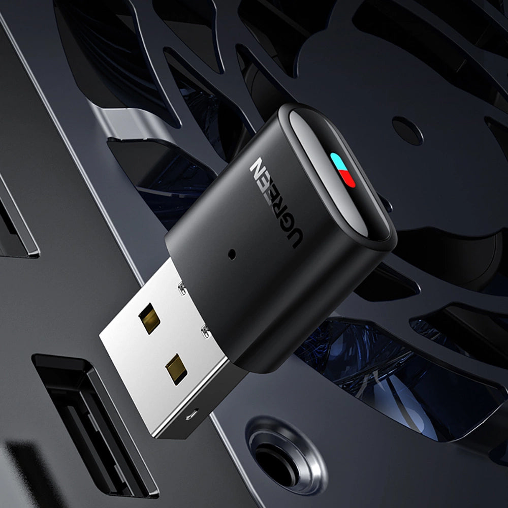 Adaptor Bluetooth USB UGREEN CM408, Negru