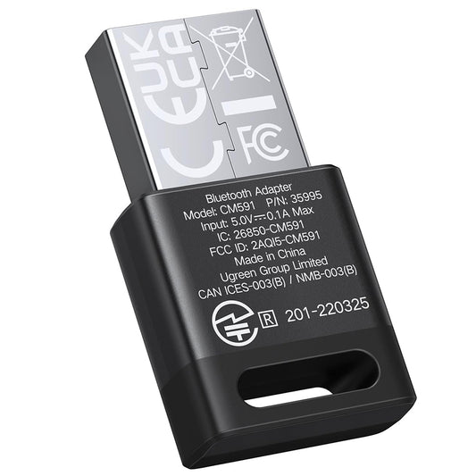 Adaptor Bluetooth USB UGREEN CM591 (35995), Negru