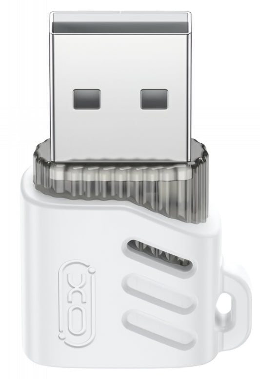 Adaptor Date si Incarcare USB-C - USB-A XO Design NB256D, Alb