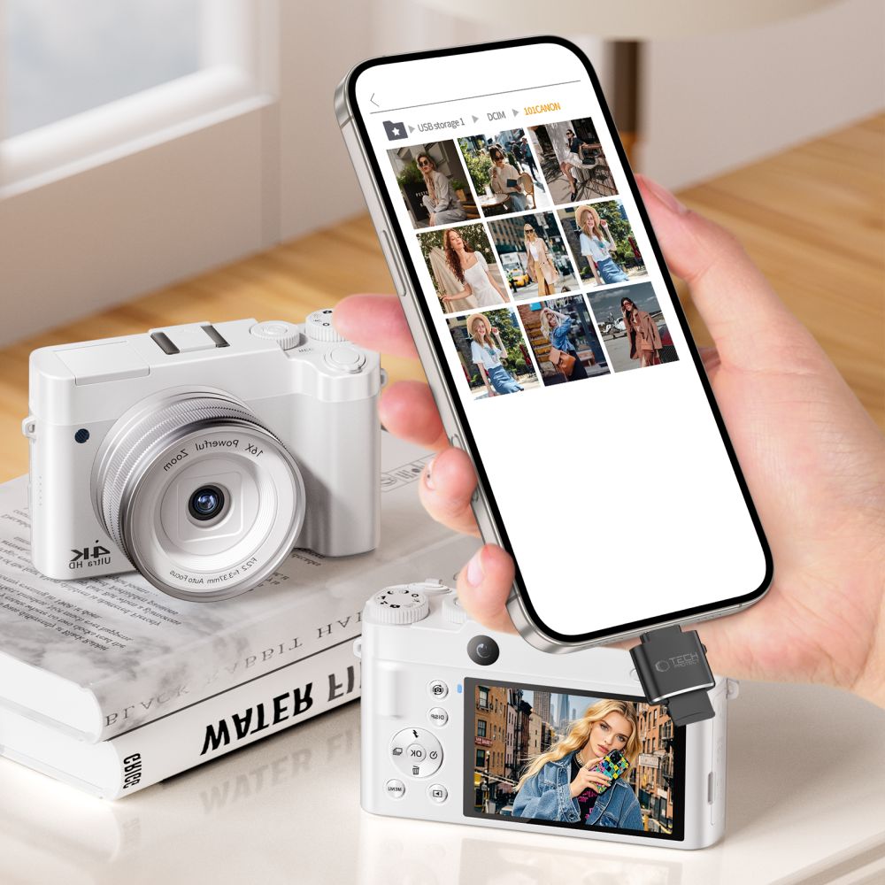 Cititor Card USB-C Tech-Protect Ultraboost, microSD, Negru