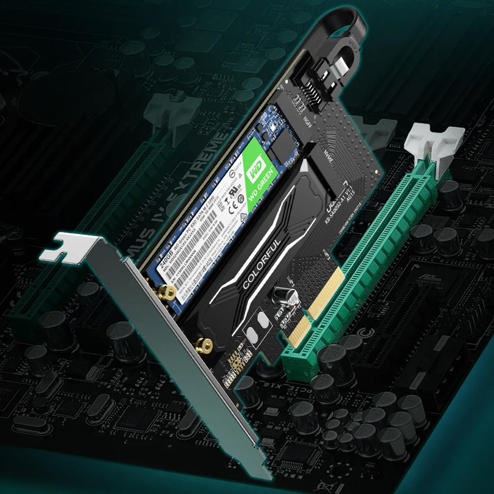 Adaptor Interfata SSD UGREEN CM302 (70504), NVMe M.2 / SATA - PCIe 3.0 X4