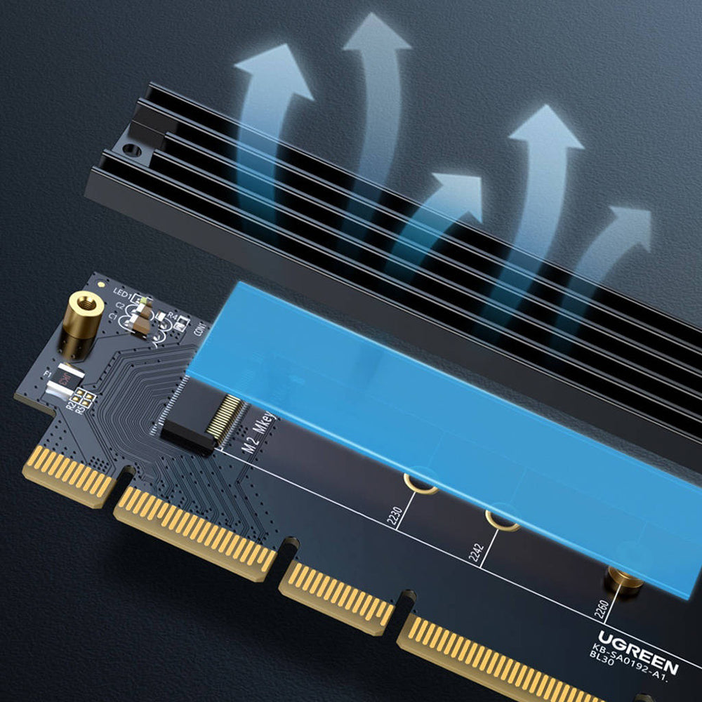 Adaptor Interfata SSD UGREEN CM465 (30715), NVMe M.2 - PCIe 4.0 X4