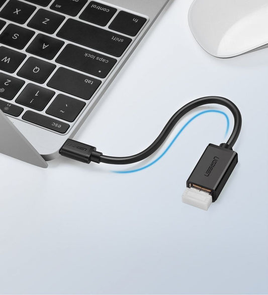 Adaptor OTG USB-C - USB-A UGREEN US154, Negru