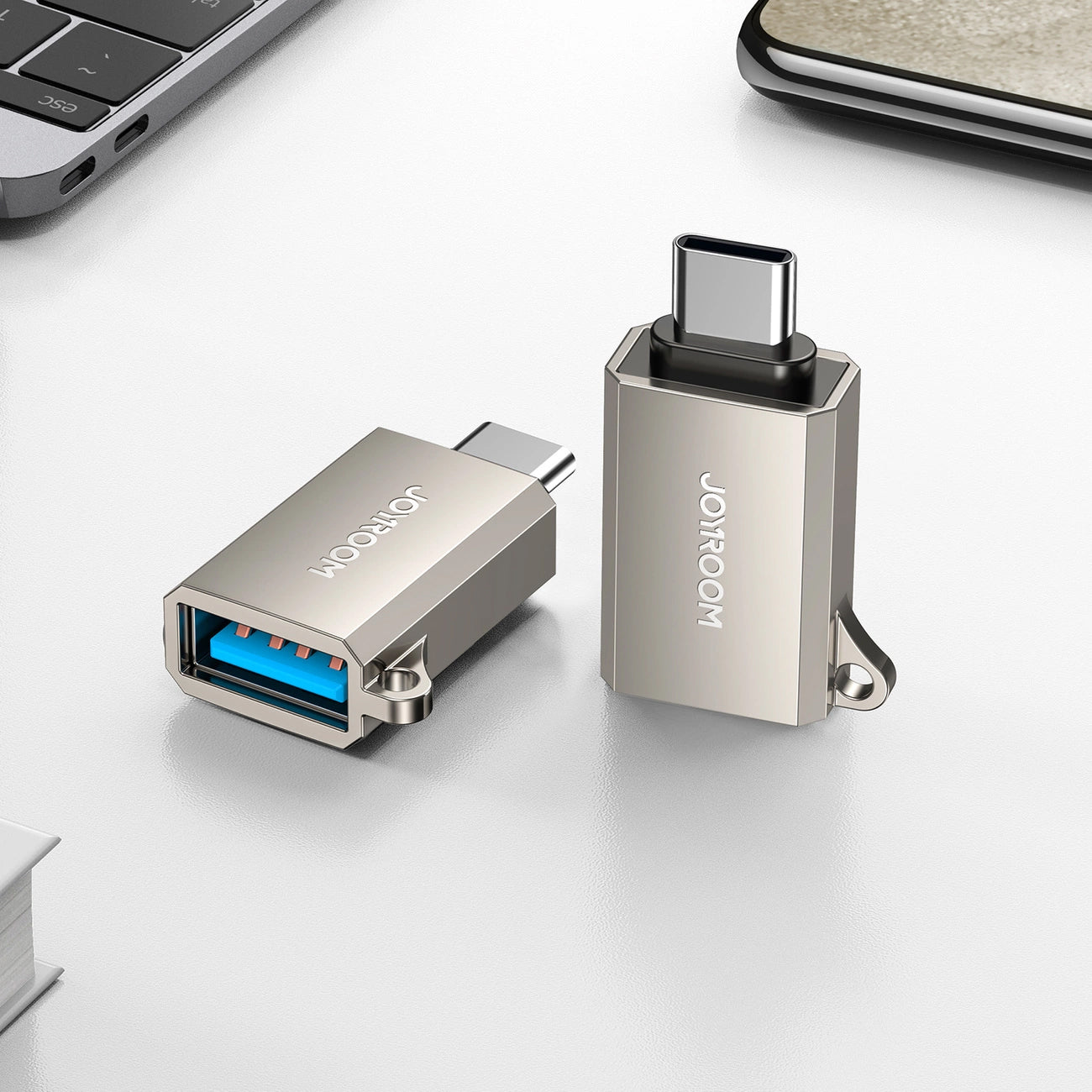 Adaptor OTG USB-C - USB-A Joyroom S-H151, Argintiu