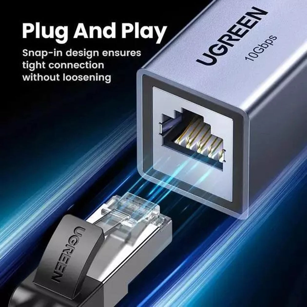 Adaptor Retea UGREEN NW261, RJ45 - RJ45, Negru