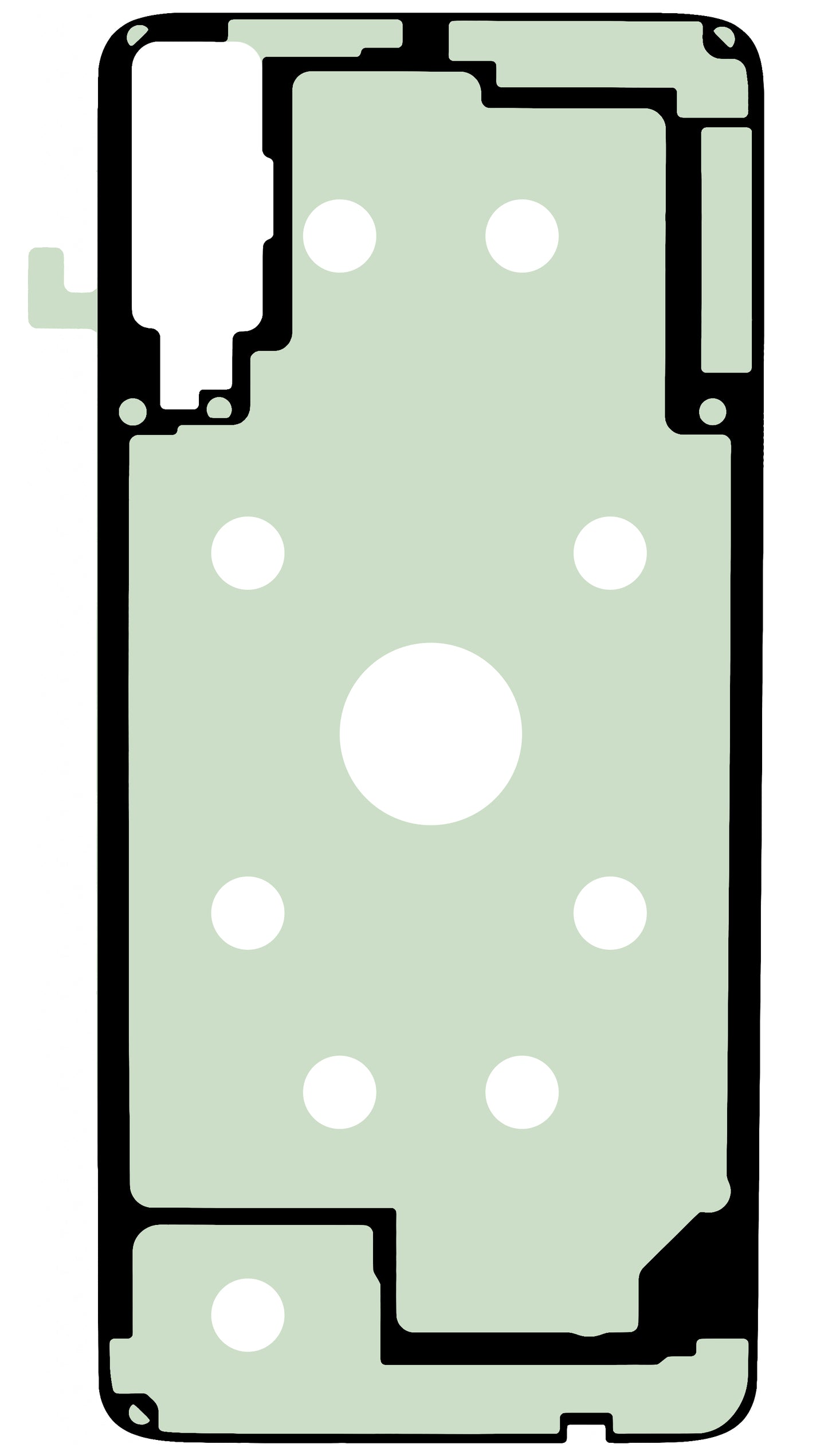 Adeziv Capac Baterie Samsung Galaxy A70s A707 / A70 A705, Service Pack GH02-18453A