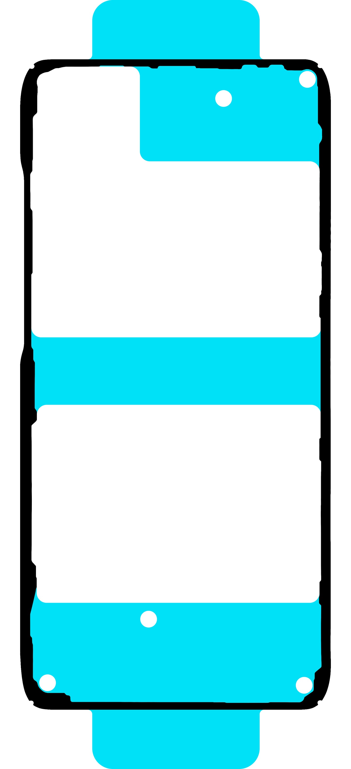 Adeziv Capac Baterie Samsung Galaxy S20 FE 5G G781 / S20 FE G780, Service Pack GH81-19848A