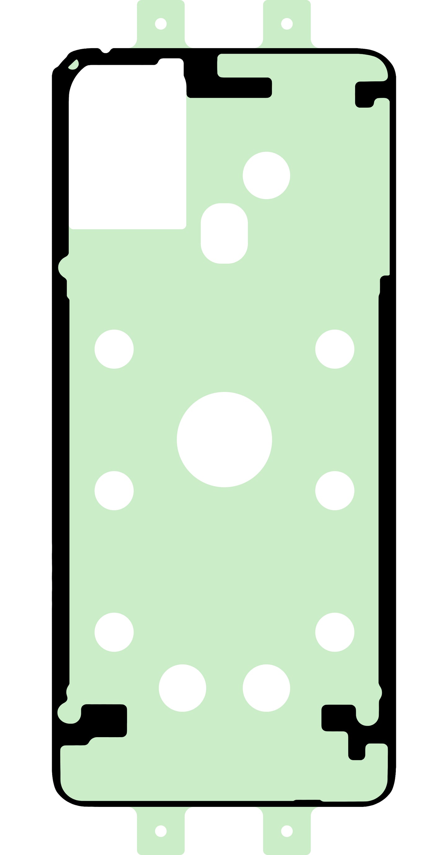 Adeziv Capac Baterie Samsung Galaxy A21s A217, Service Pack GH81-18831A