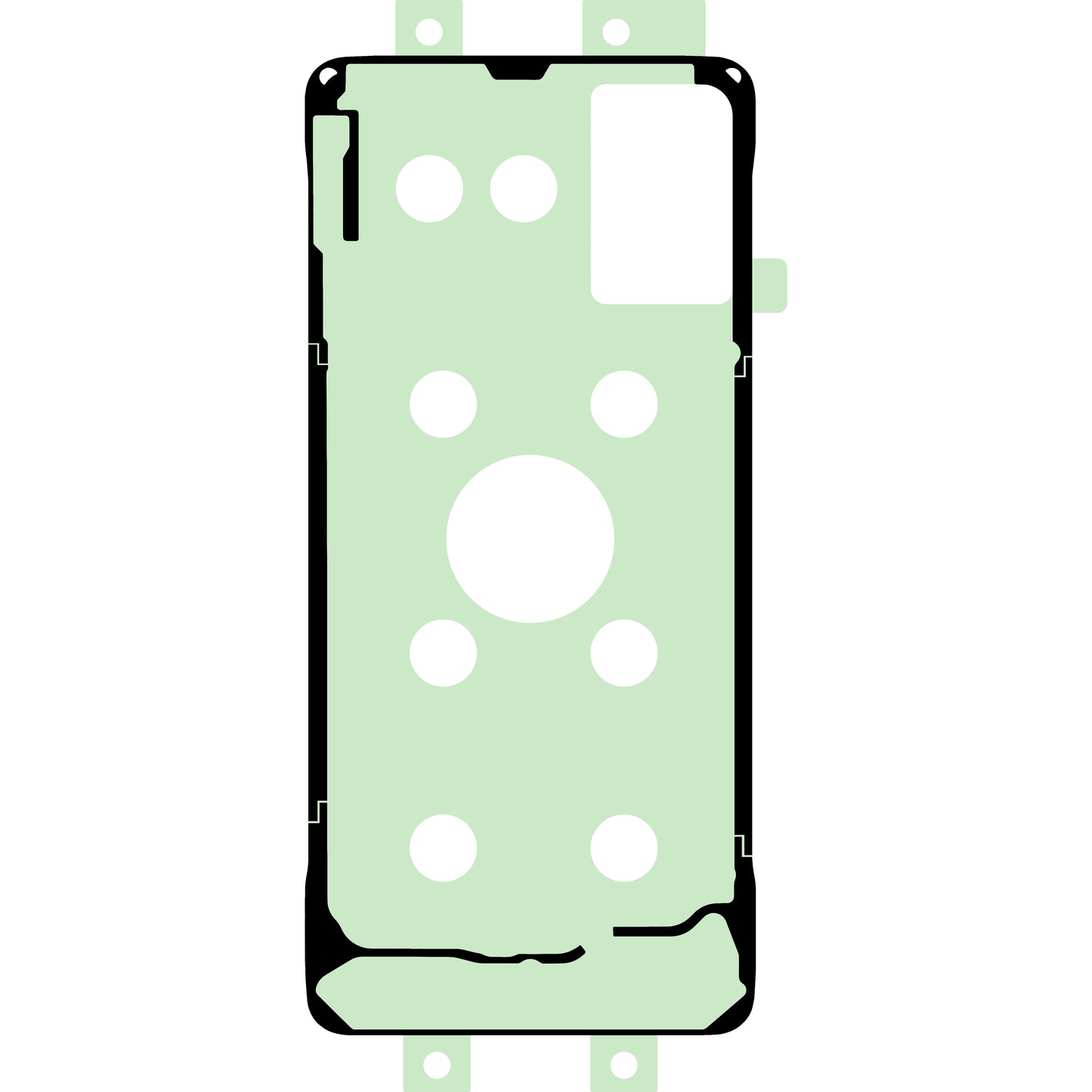 Adeziv Capac Baterie Samsung Galaxy A41 A415, Service Pack GH81-18850A