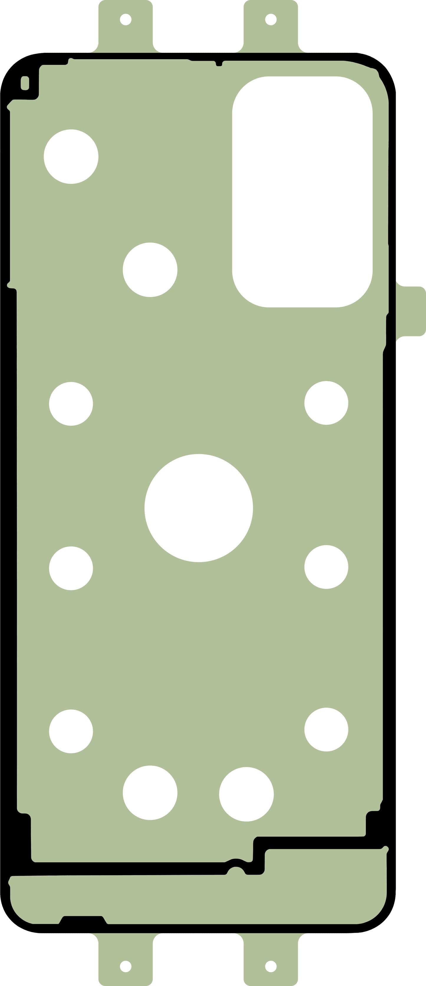 Adeziv Capac Baterie Samsung Galaxy A23 5G A236, Service Pack GH81-22600A