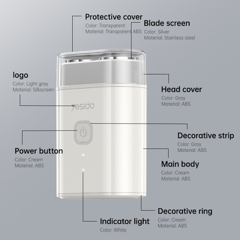 Aparat de Ras Yesido MG20, Alb