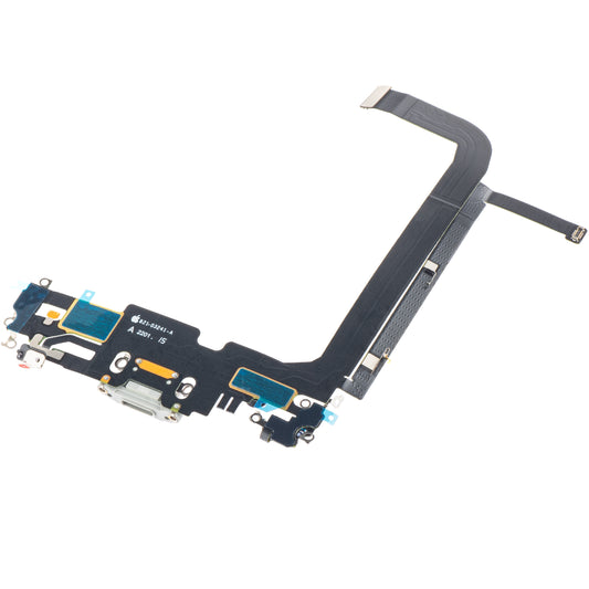 Banda cu Conector Incarcare - Microfon Apple iPhone 13 Pro Max, Argintiu