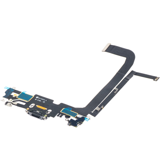 Banda cu Conector Incarcare - Microfon Apple iPhone 13 Pro Max, Negru