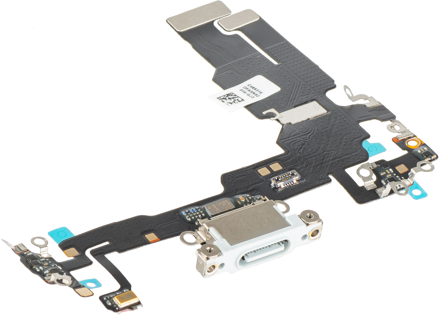 Banda cu Conector Incarcare - Microfon Apple iPhone 15, Argintiu