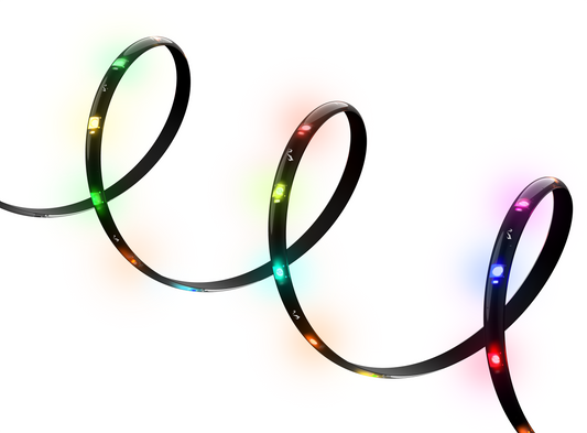 Banda Led Yeelight, Wi-Fi, OBSID RGBIC, 2m, Neagra YLFWD-0025