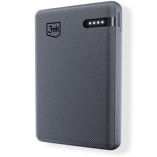 Baterie Externa 3MK Pocket, 5000mAh, 12W, 1 x USB-C, Gri