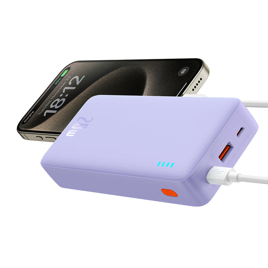 Baterie Externa Baseus Airpow, 20000mAh, 20W, QC + PD, 1 x USB-A - 1 x USB-C, Mov P10022804513-00