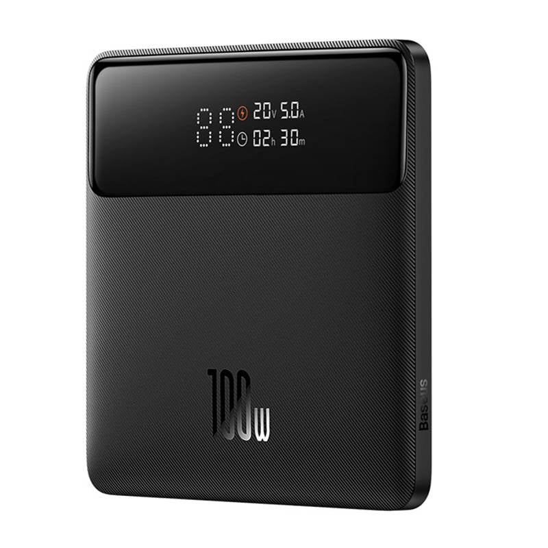 Baterie Externa Baseus Blade HD, 20000mAh, 100W, QC + PD, 2 x USB-A - 2 x USB-C, Neagra PPBL000301