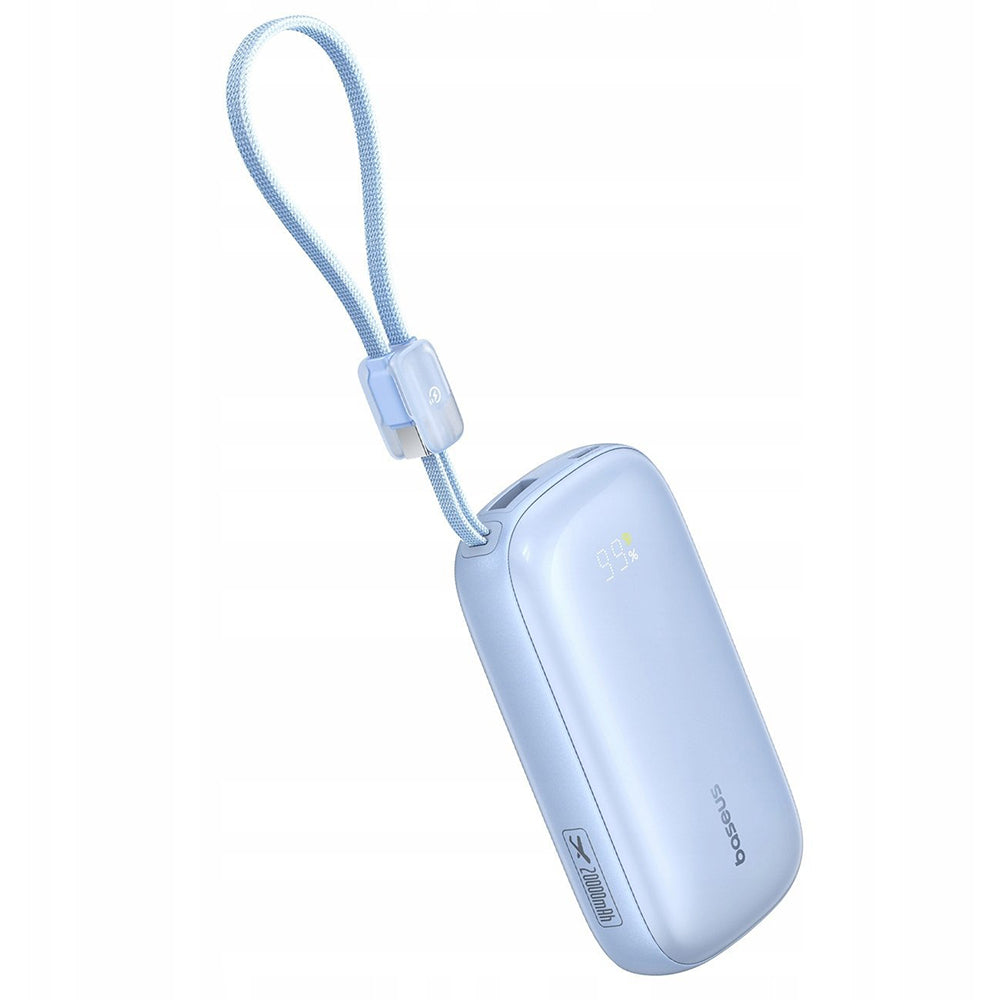Baterie Externa Baseus EnerFill FC21 Qpow 3 Ultra, 10000mAh, 22.5W, QC + PD, 1 x USB-A - 1 x USB-C, Albastra E0027L03