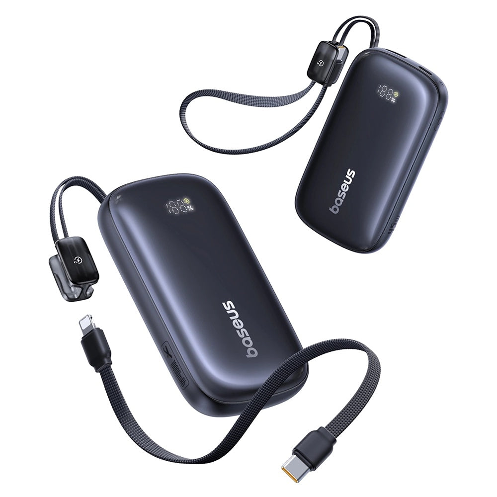 Baterie Externa Baseus EnerFill FC21 Qpow 3 Ultra, 10000mAh, 45W, QC + PD, 1 x USB-A - 1 x USB-C, Neagra E0027Q00