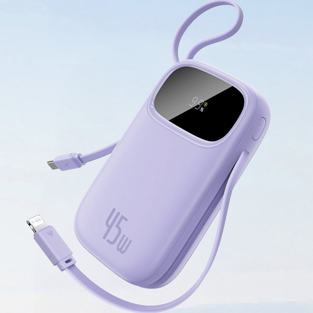 Baterie Externa Baseus EnerFill FC31 Qpow 3, 20000mAh, 45W, QC + PD, 1 x Lightning - 1 x USB-A - 2 x USB-C, Albastra E0028D03