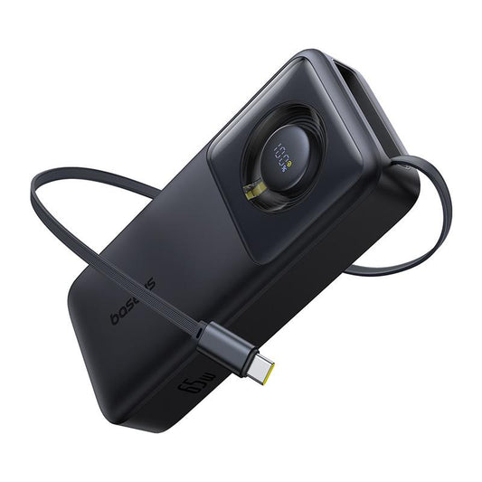 Baterie Externa Baseus Free2Pull, 20000mAh, 65W, PD, 1 x USB-C, Neagra P10073700123-00