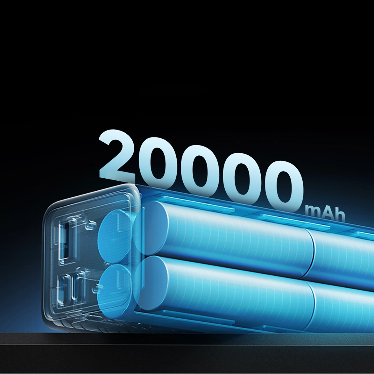 Baterie Externa Cuktech, 20000mAh, 100W, QC + PD, 1 x USB-A - 2 x USB-C, Gri CUKP200XGLGR