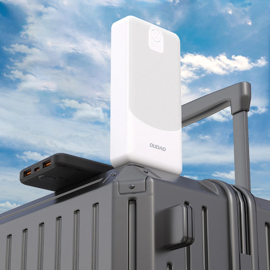 Baterie Externa Dudao K10, 10000mAh, 12W, 2 x USB-A, Neagra