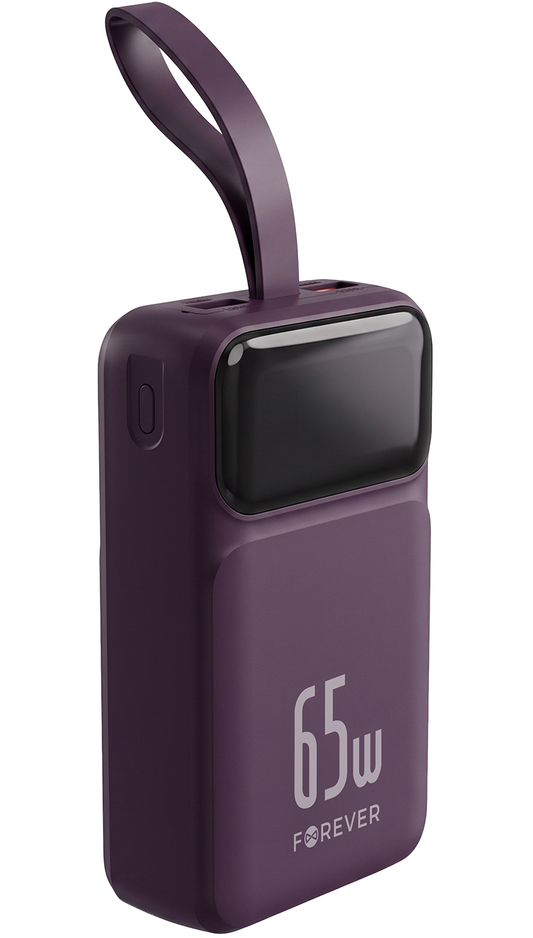 Baterie Externa Forever Vibe-TB65, 20000mAh, 65W, QC + PD, 2 x USB-A - 2 x USB-C, Visinie
