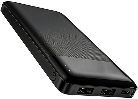 Baterie Externa HOCO J72, 10000mAh, 10W, 2 x USB-A, Neagra