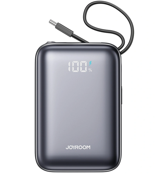 Baterie Externa Joyroom JR-PBF29, 20000mAh, 22.5W, QC + PD, 1 x Lightning - 2 x USB-C, Neagra