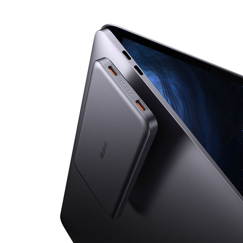 Baterie Externa McDodo MC-3781 Meta, 10000mAh, 20W, PD, 2 x USB-C, Neagra