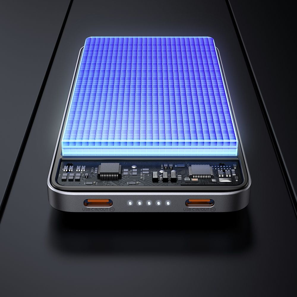 Baterie Externa McDodo MC-3781 Meta, 10000mAh, 20W, PD, 2 x USB-C, Neagra