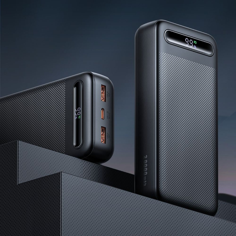 Baterie Externa McDodo MC-3891 Star, 20000mAh, 22.5W, QC + PD, 2 x USB-A - 1 x USB-C, Neagra