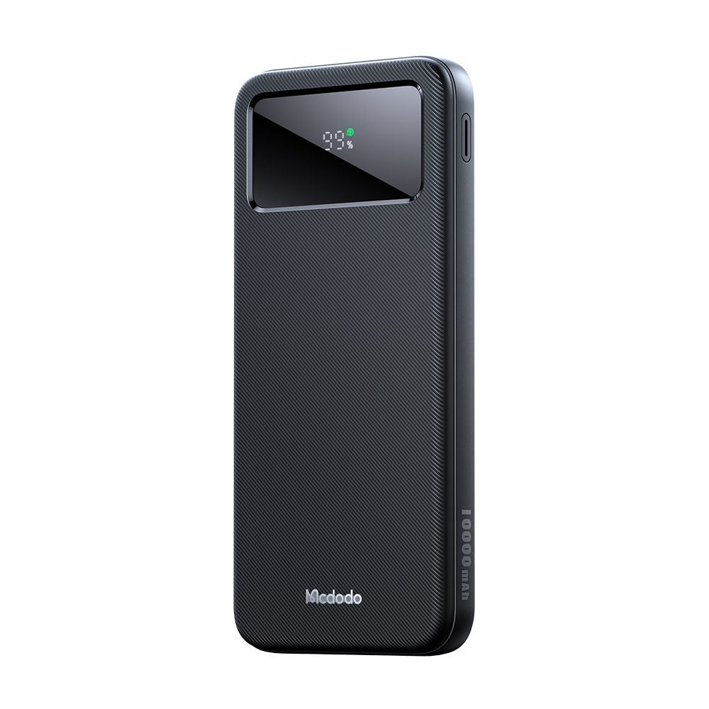 Baterie Externa McDodo MC-4220, 10000mAh, 22.5W, QC + PD, 2 x USB-A - 1 x USB-C, Neagra