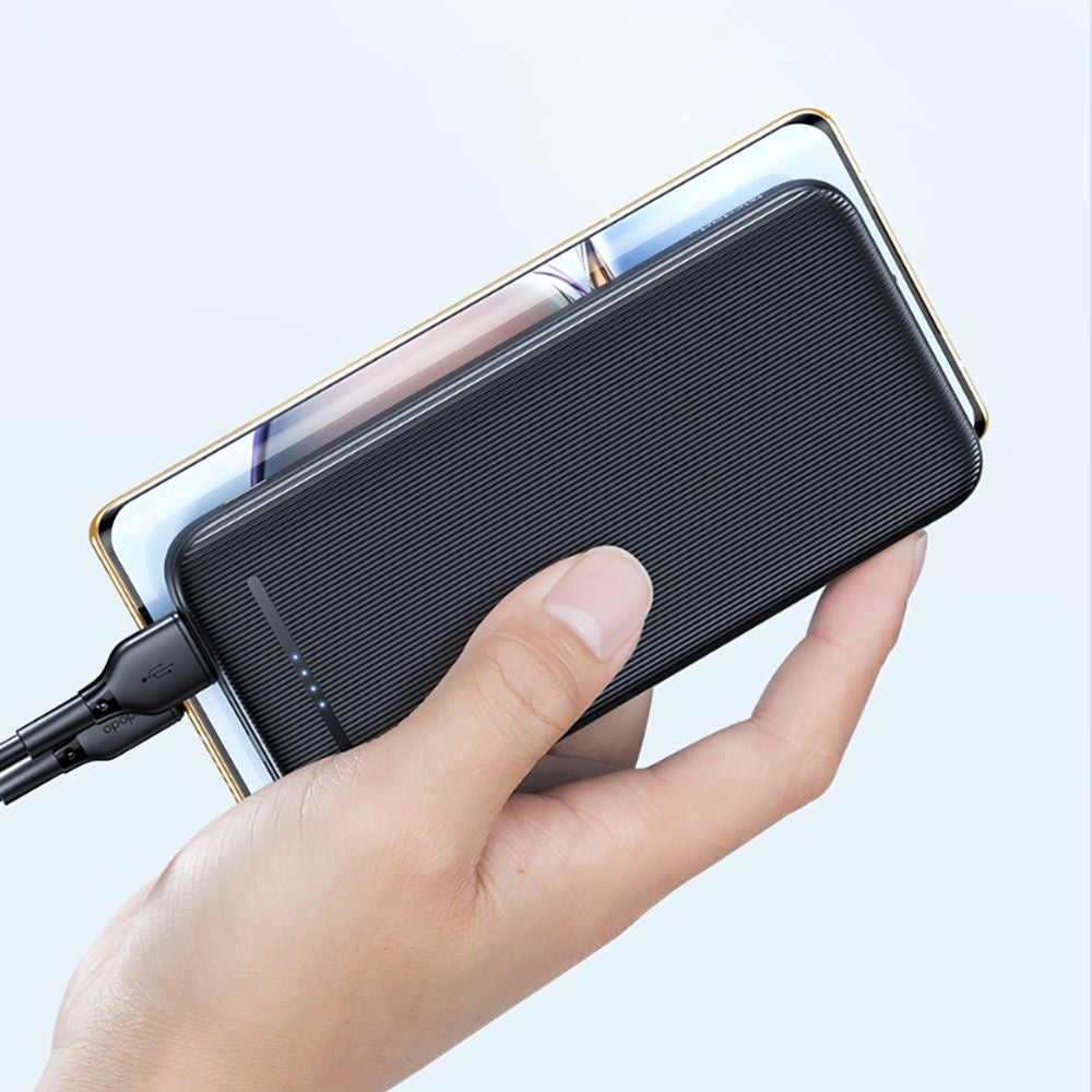 Baterie Externa McDodo MC-4631 Online, 10000mAh, 10W, 2 x USB-A - 1 x USB-C, Neagra