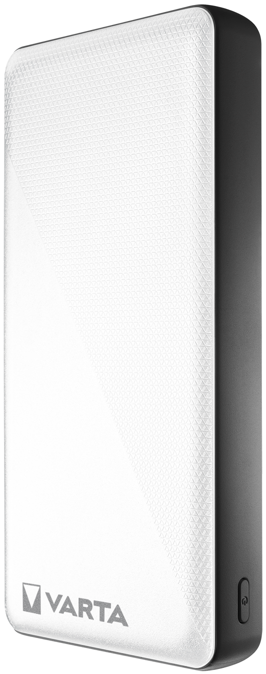 Baterie Externa Varta Energy, 20000mAh, 15W, 2 x USB-A - 1 x USB-C, Alba