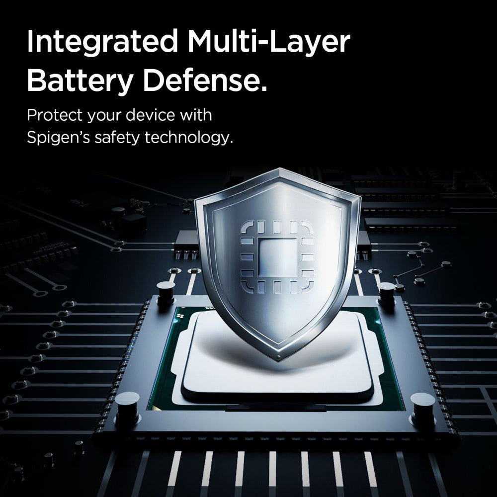 Baterie Externa Spigen Essential, 10000mAh, 22.5W, QC + PD, 1 x USB-A - 2 x USB-C, Neagra ABA09431