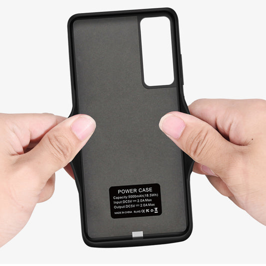 Baterie Externa Tip Husa Techsuit Power Pro Battery pentru Huawei P30 Pro New Edition / P30 Pro, 5000mAh, Neagra