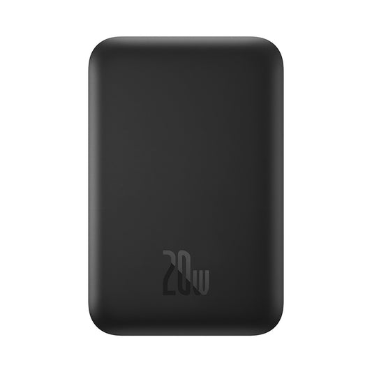 Baterie Externa Wireless Baseus Mini Air, 6000mAh, 20W, PD + FQI, 1 x QI - 1 x USB-C, Neagra P10059002113-00