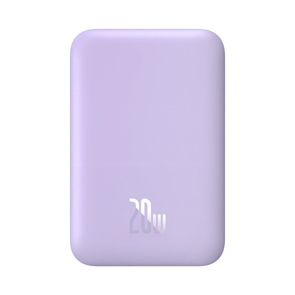 Baterie Externa Wireless Baseus Mini Air, 6000mAh, 20W, PD + FQI, 1 x QI - 1 x USB-C, Mov P10059002513-00