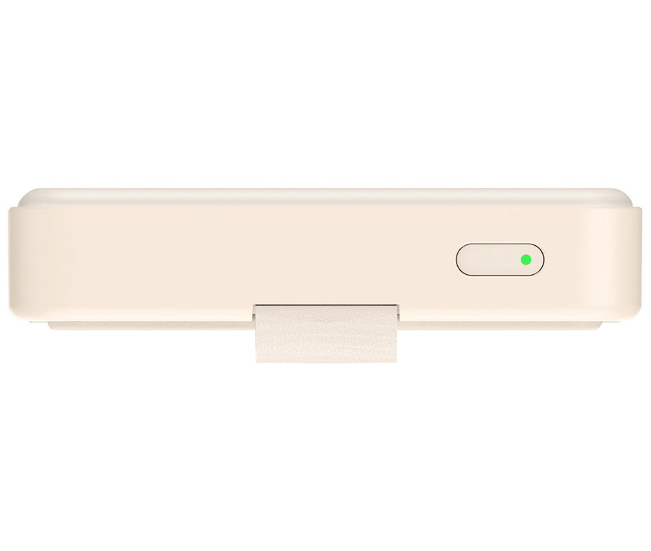 Baterie Externa Wireless Xiaomi Mi Magnetic, 6000mAh, 15W, PD + FQI, 1 x QI - 1 x USB-C, Bej BHR9074GL