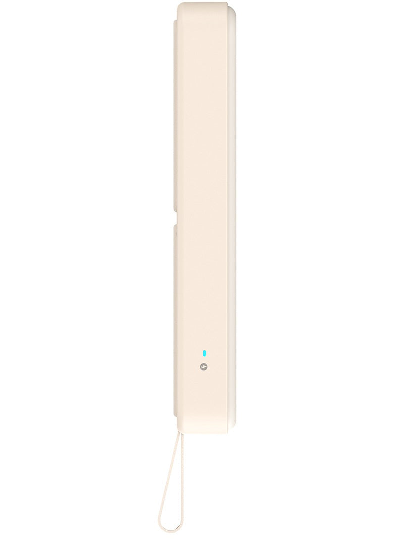 Baterie Externa Wireless Xiaomi Mi Magnetic, 6000mAh, 15W, PD + FQI, 1 x QI - 1 x USB-C, Bej BHR9074GL