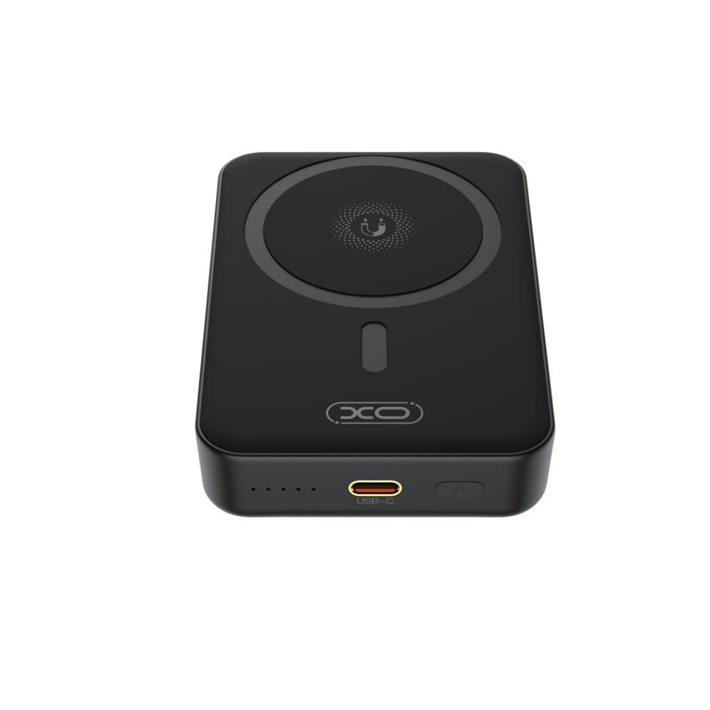 Baterie Externa Wireless XO Design PR231, 10000mAh, 20W, PD + FQI, 1 x QI - 1 x USB-C, Neagra