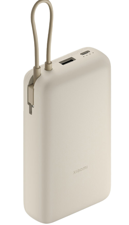 Baterie Externa Xiaomi, 20000mAh, 33W, QC + PD, 1 x USB-A - 2 x USB-C, Bej BHR8851GL